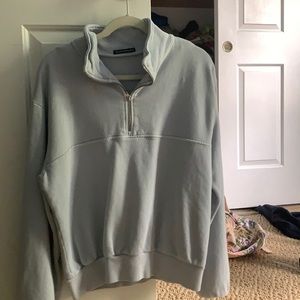 brandy melville quarter zip